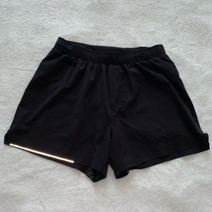 Lululemon Men’s Black Surge Short Size Medium w/ Liner